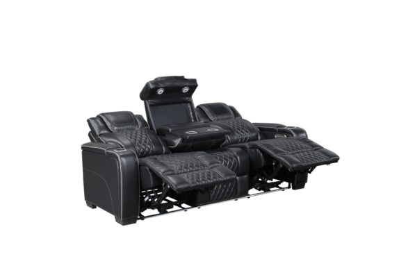 8449BK Seating- Collection 2pc Set: Sofa, Love (Power)