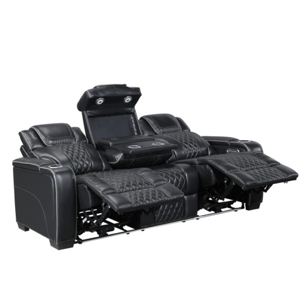 8449BK-3PWHM Power Double Reclining Sofa ...