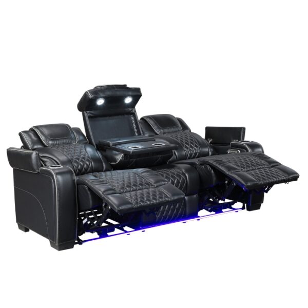 8449BK-3PWHM Power Double Reclining Sofa ...