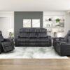 8449BK Seating- Collection 2pc Set: Sofa, Love (Power)