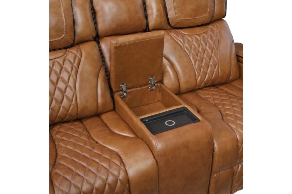 8449BR Seating- Collection 2pc Set: Sofa, Love (Power)