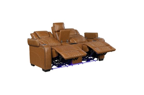 8449BR Seating- Collection 2pc Set: Sofa, Love (Power)