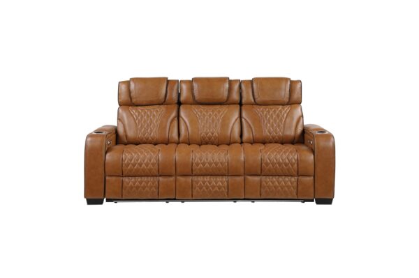 8449BR Seating- Collection 2pc Set: Sofa, Love (Power)