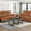 8449BR Seating- Collection 2pc Set: Sofa, Love (Power)