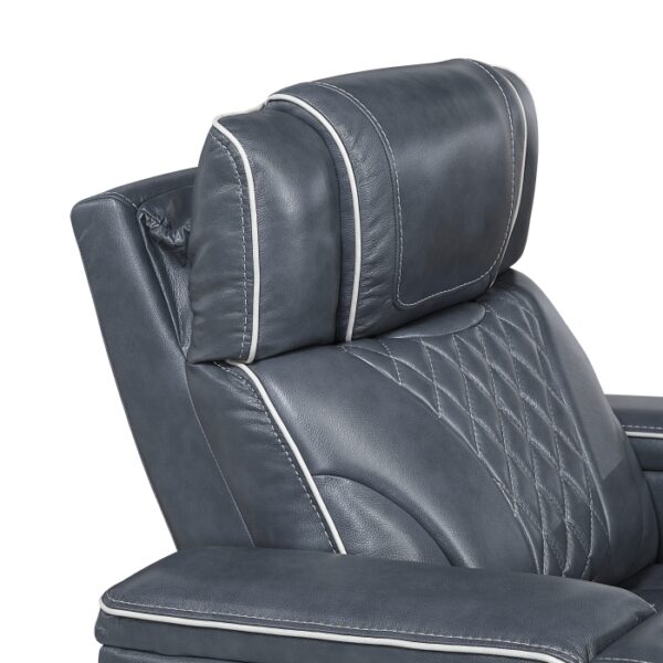 8449BU-3PWHM Power Double Reclining Sofa ...