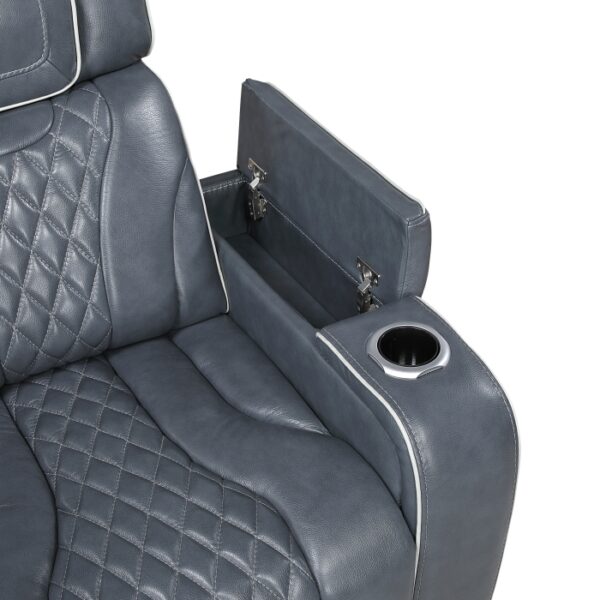 8449BU-3PWHM Power Double Reclining Sofa ...