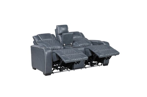 8449BU Seating- Collection 2pc Set: Sofa, Love (Power)