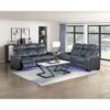 8449BU-3PWHM Power Double Reclining Sofa ...