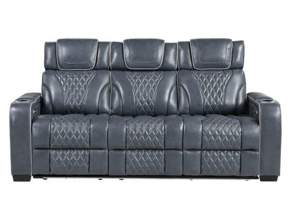 8449BU-3PWHM Power Double Reclining Sofa ...