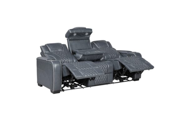 8449BU Seating- Collection 2pc Set: Sofa, Love (Power)