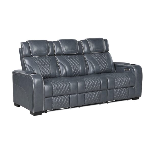 8449BU-3PWHM Power Double Reclining Sofa ...