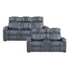 8449BU Seating- Collection 2pc Set: Sofa, Love (Power)
