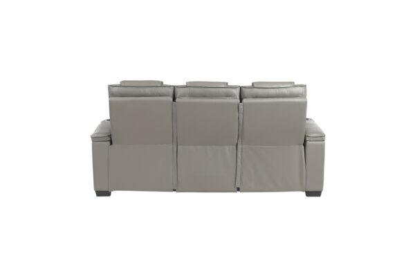 8449GY Seating- Collection 2pc Set: Sofa, Love (Power)