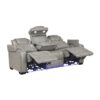 8449GY Seating- Collection 2pc Set: Sofa, Love (Power)