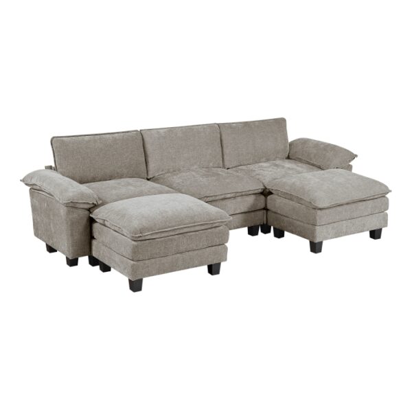 8450PWT*53AC2OT 5-Piece Modular Sectional wi...