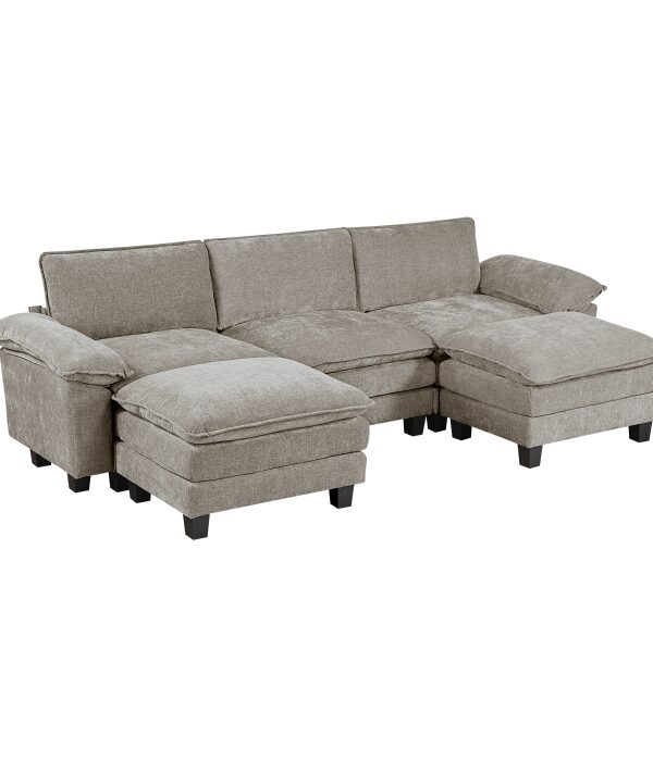 8450PWT*53AC2OT 5-Piece Modular Sectional wi...