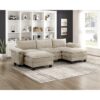 8450TPE*53AC2OT 5-Piece Modular Sectional wi...