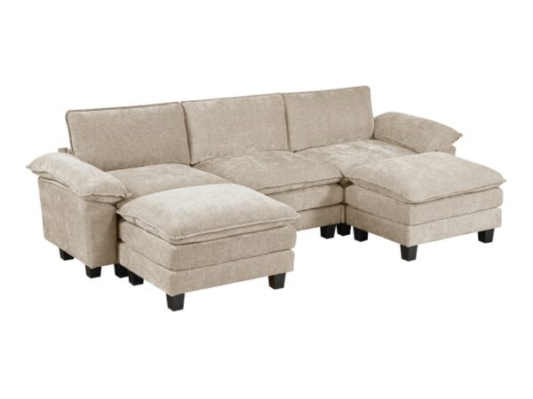 8450TPE*53AC2OT 5-Piece Modular Sectional wi...