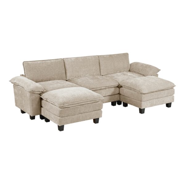 8450TPE*53AC2OT 5-Piece Modular Sectional wi...