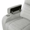 8455GRY-3 Double Reclining Sofa with C...