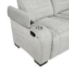 8455GRY-3 Double Reclining Sofa with C...