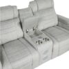 8455GRY Seating-Ronan Collection 2pc Set: Sofa, Love