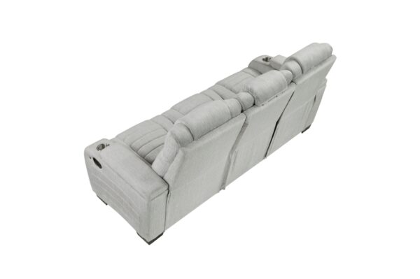 8455GRY Seating-Ronan Collection 2pc Set: Sofa, Love