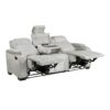 8455GRY-3 Double Reclining Sofa with C...