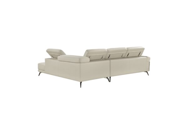 8456BEG Seating-Giselle Collection 2-Piece Sectional with Left ...