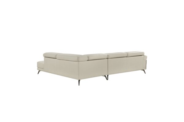 8456BEG Seating-Giselle Collection 2-Piece Sectional with Left ...
