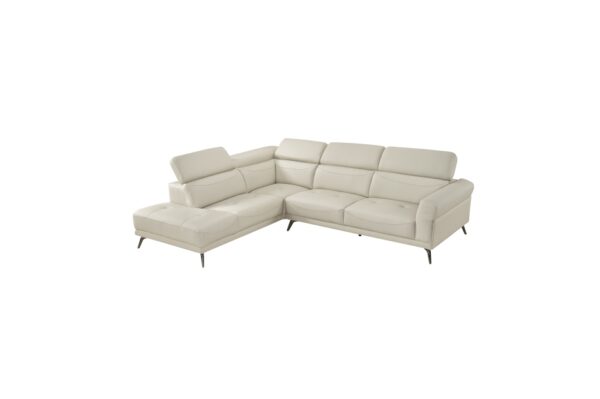 8456BEG Seating-Giselle Collection 2-Piece Sectional with Left ...
