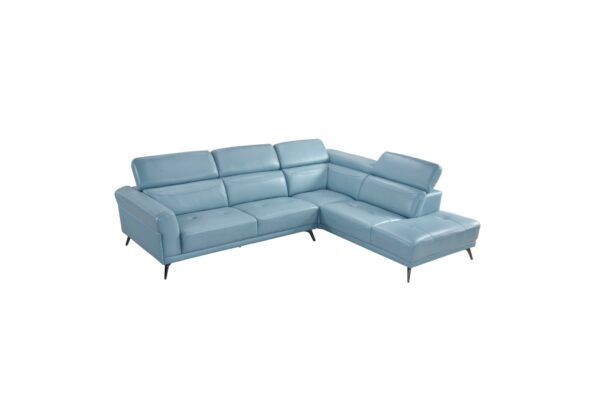 8456BUE Seating-Giselle Collection 2-Piece Sectional with Right...