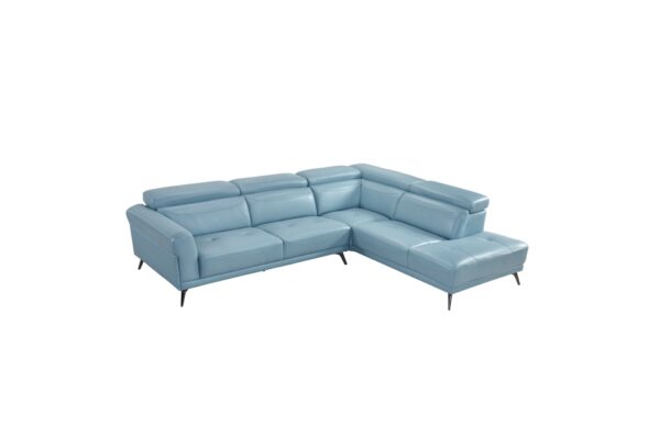 8456BUE Seating-Giselle Collection 2-Piece Sectional with Right...