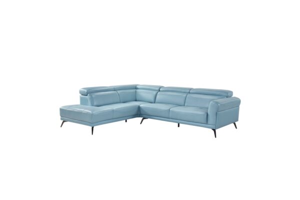 8456BUE Seating-Giselle Collection 2-Piece Sectional with Right...