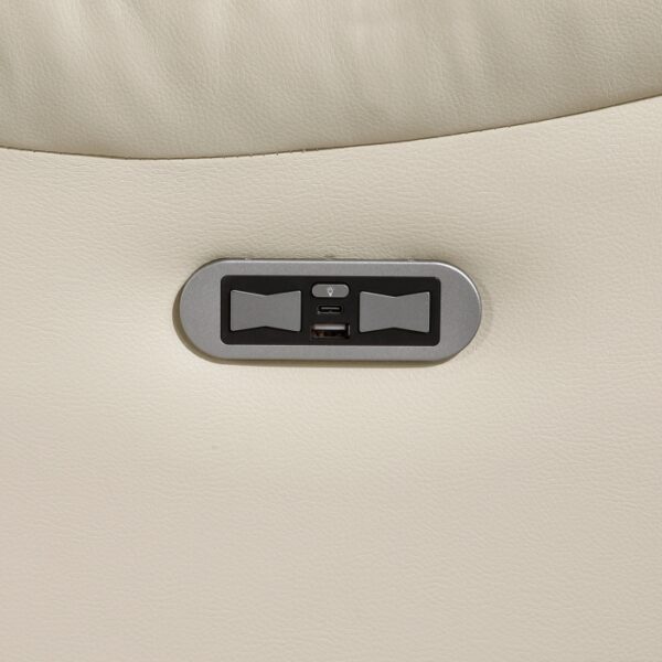 8457BEG-3PW Power Double Reclining Sofa ...