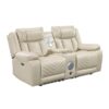 8457BEG Seating-Huron Collection 2pc Set: Sofa, Love (Power)