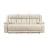 8457BEG-3PW Power Double Reclining Sofa ...
