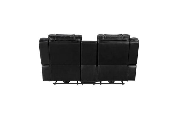 8457BLK Seating-Huron Collection 2pc Set: Sofa, Love (Power)