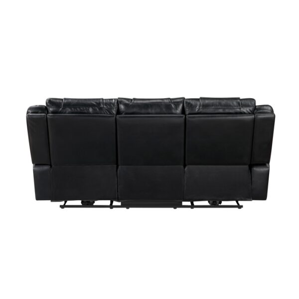 8457BLK-3PW Power Double Reclining Sofa ...