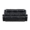 8457BLK-3PW Power Double Reclining Sofa ...