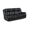 8457BLK Seating-Huron Collection 2pc Set: Sofa, Love (Power)