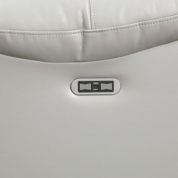 8457GRY-3PW Power Double Reclining Sofa ...