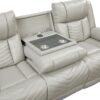 8457GRY-3PW Power Double Reclining Sofa ...