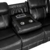 8516BK-3 Double Reclining Sofa with C...