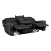 8516BK-3 Double Reclining Sofa with C...