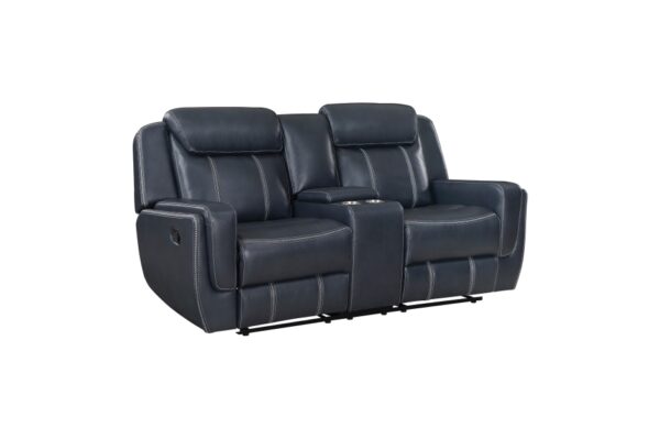 8516BU Seating-Littleton Collection 2pc Set: Sofa, Love