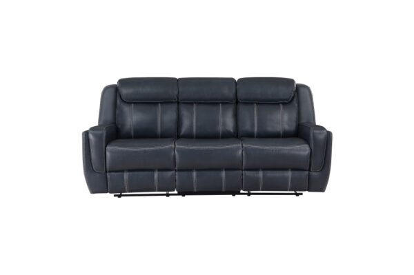 8516BU Seating-Littleton Collection 2pc Set: Sofa, Love