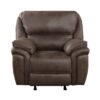 8517BRW Seating-Proctor Collection 2pc Set: Sofa, Love