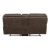 8517BRW Seating-Proctor Collection 2pc Set: Sofa, Love