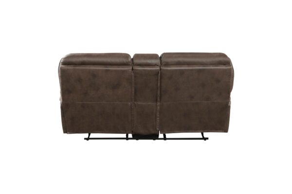 8517BRW Seating-Proctor Collection 2pc Set: Sofa, Love